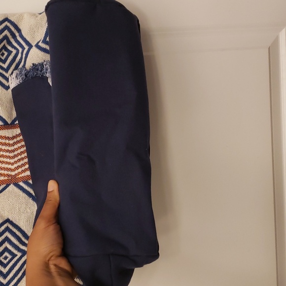 ROXY "Heart By The Sea" Large Tote Bag Beach Weekender Knit Canvas Boho Aztec - Picture 4 of 16